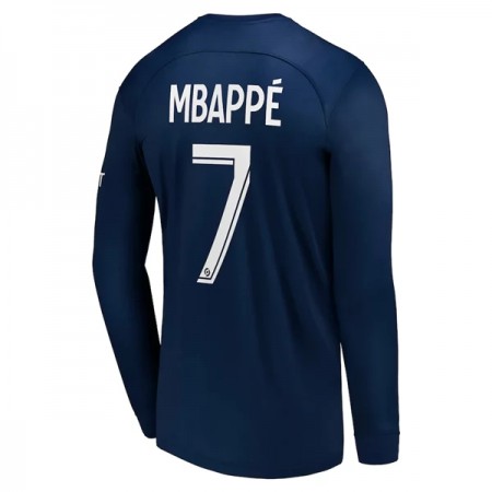 Jalkapallo Pelipaidat/Peliasut Paris Saint-Germain Mbappé 7 Kotipelipaita 2022-23 Pitkähihainen